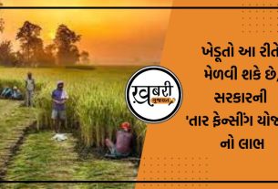 રાજયના ખેડુતોને (Farmers) પાક રક્ષણ અર્થે ખેતી થતી હોય તેવી જમીનની ફરતે તાર ફેન્સીંગ બનાવવા માટે સહાય (Wire fencing scheme) આપવાની યોજના