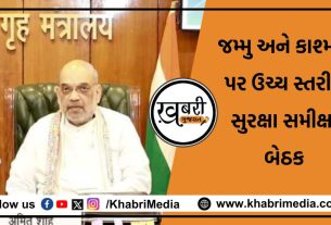 કેન્દ્રીય ગૃહમંત્રી અમિત શાહે (Union Home Minister) મંગળવારે જમ્મુ અને કાશ્મીર (Jammu and Kashmir) પર ઉચ્ચ સ્તરીય સુરક્ષા સમીક્ષા બેઠકની અધ્યક્ષતા કરી હતી.