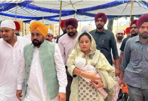 CM Mann reached Sachkhand Dera Ballan with family