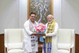 CM Bhajan Lal met PM Modi