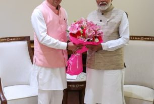 Uttrakhand cm dhami mets with pm modi