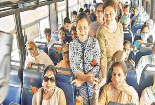 Punjabi women will travel by bus for free