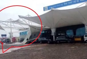 rajkot-airport-terminal-canopy-collapsed