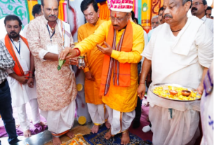 Chhattisgarh cm vishnudev sai attends rathyatra