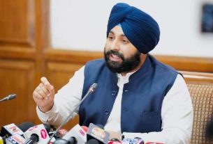 Big announcement by Minister Harjot Bains to promote sports in Punjab