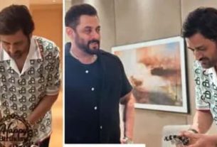 Bhaijaan celebrated 'Mahi's' birthday in this style