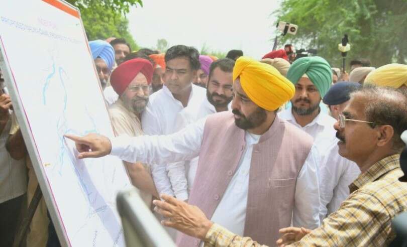 cm bhagwant maan on malva canal