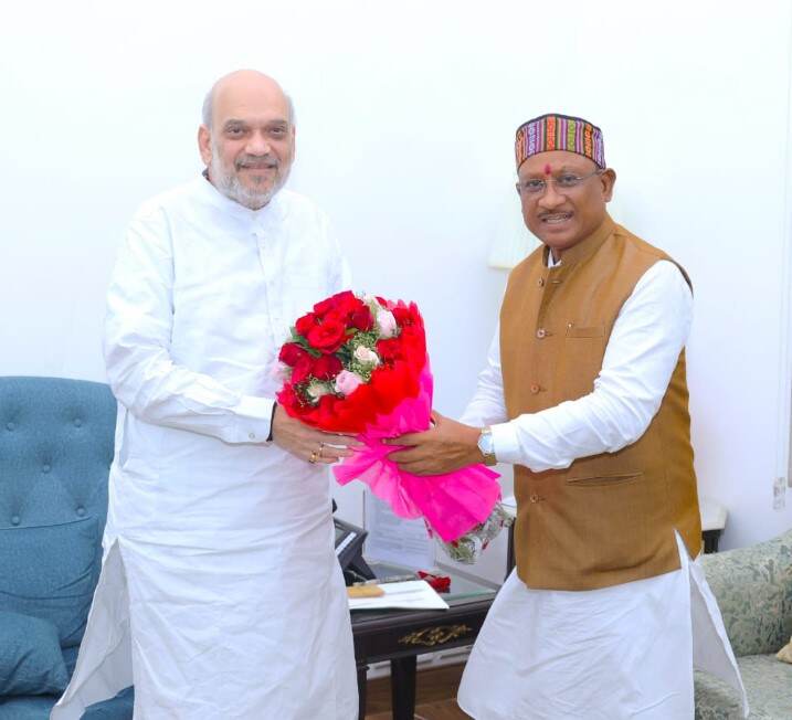 cm vishnu dev sai meets amit shah