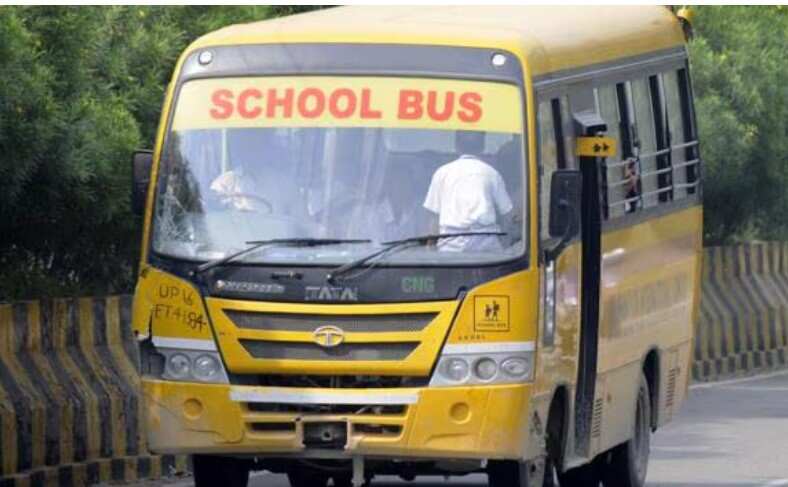 actions of private school bus