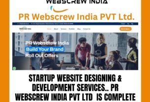 Startup Website Designing & Development Services.. PR Webscrew India PVT ltd is complete solutions