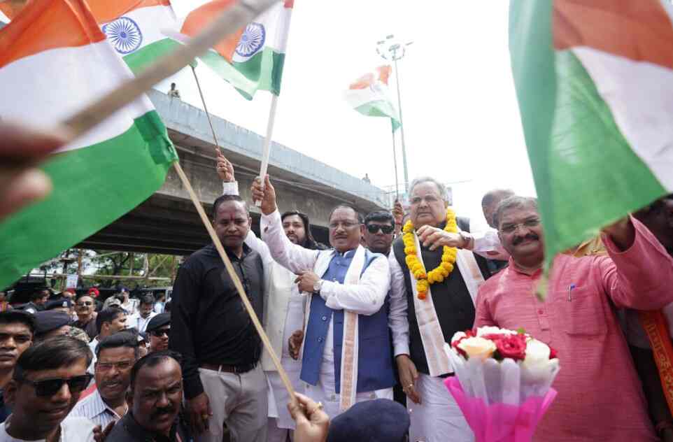 cm sai in tiranga yatra