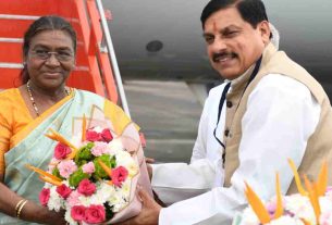 MP News: President honored sanitation workers, congratulated CM Mohan Yadav