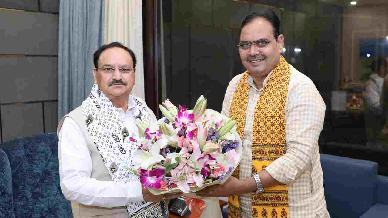 Rajasthan: J.P. Rajasthan CM Bhajanlal met Nadda, know what issues were discussed