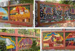 Prayagraj Kumbh Mela 2024: The walls of Sangam city come alive before the Kumbh Mela...Sanatan culture being engraved on the walls