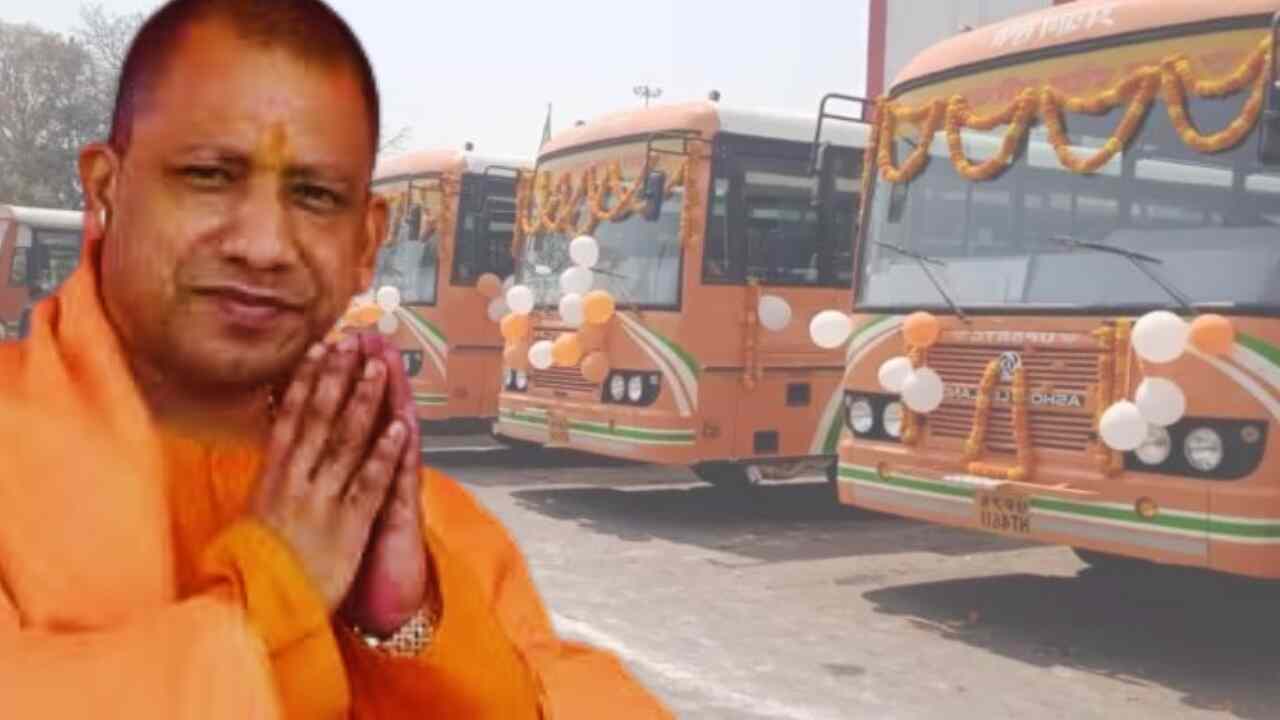 Prayagraj Kumbh 2025: UP Roadways busy in preparations for Mahakumbh, will give the message of cleanliness, 'Let's go Mahakumbh' sticker pasted on buses