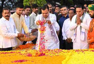 Bhajanlal Sharma: Late. Chief Minister Bhajanlal Sharma paid tribute to Bhairon Singh Shekhawat on his 101st birth anniversary.