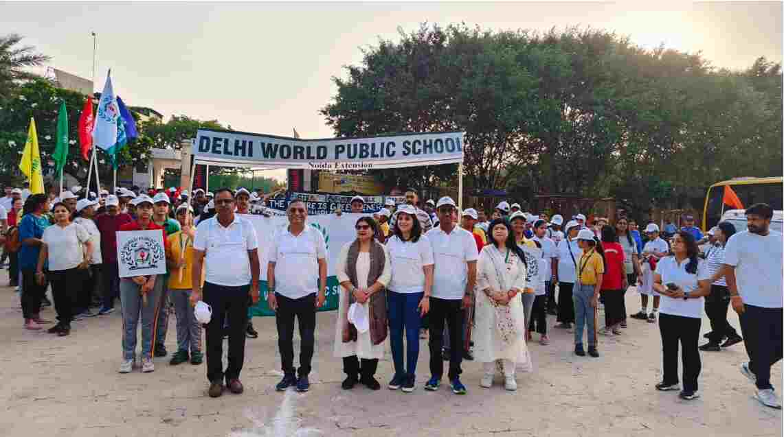 Walkathon organized by DWPS