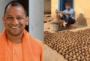 UP News: Yogi government is lighting lamps in the lives of potters, target of 25 lakh lamps in the 8th Deepotsav