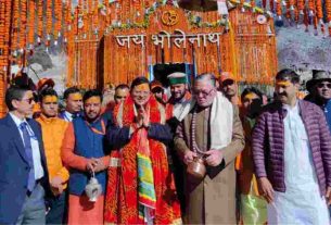 Pushkar Dhami: CM Dhami worshiped in Kedranath, took blessings from Lord Shiva, said regarding Char Dham Yatra – Safety of pilgrims is our priority.