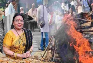 Sharda Sinha: 'Bihar Nightingale' Sharda Sinha merged into Panchatatva, cremated with state honours.