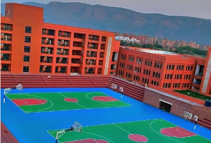 Construction of basketball court completed in Rajgir sports complex, work on pitch and outfield continues in cricket stadium