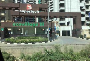 car caught fire in supertech ecovillage3