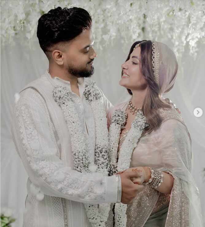 Hina khan ties knot with long time boyfriend rocky jaiswal