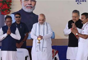 Union Home Minister Shri Amit Shah performed Bhoomi Pujan of NFSU and NFSL