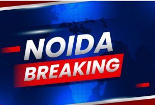 Live fight on a Noida news channel