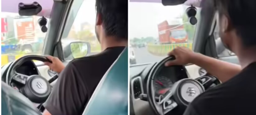 Cab driver's negligence in Greater Noida West, increased speed instead of stopping