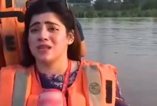 Pakistani female journalist's reporting on flood made everyone laugh