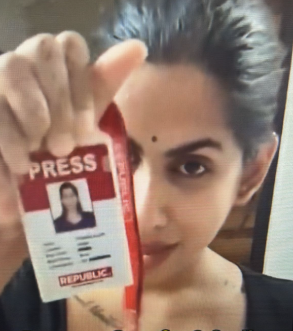 Female journalist made serious allegations against Republic TV