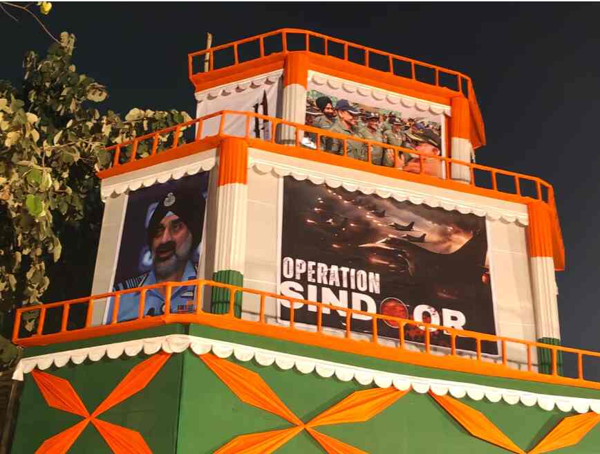 A glimpse of 'Operation Sindoor' at Lake View Park in Gaur City