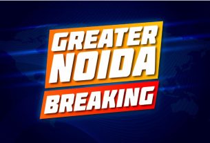 Greater Noida West: Trying to lure children out by giving them chocolates.