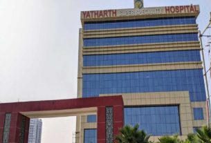Greater Noida West: Chaos at Yatharth Hospital in Greater Noida West, watch the video