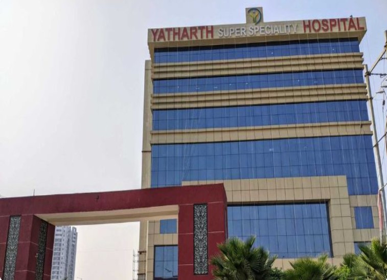 Greater Noida West: Chaos at Yatharth Hospital in Greater Noida West, watch the video