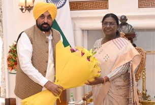 Punjab Chief Minister Bhagwant Singh Mann met the President